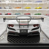 [VIP] 1:18 Ferrari 2019 F8 Tributo LBWK GT Gray Model Car Resin