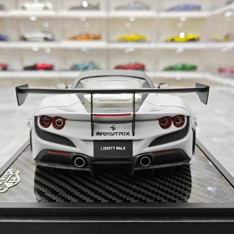 [VIP] 1:18 Ferrari 2019 F8 Tributo LBWK GT Gray Model Car Resin