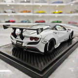 [VIP] 1:18 Ferrari 2019 F8 Tributo LBWK GT Gray Model Car Resin