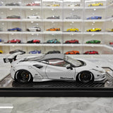 [VIP] 1:18 Ferrari 2019 F8 Tributo LBWK GT Gray Model Car Resin