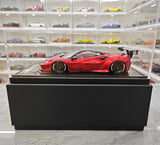 [VIP] 1:18 Ferrari 2019 F8 Tributo LBWK GT Red Model Car Resin