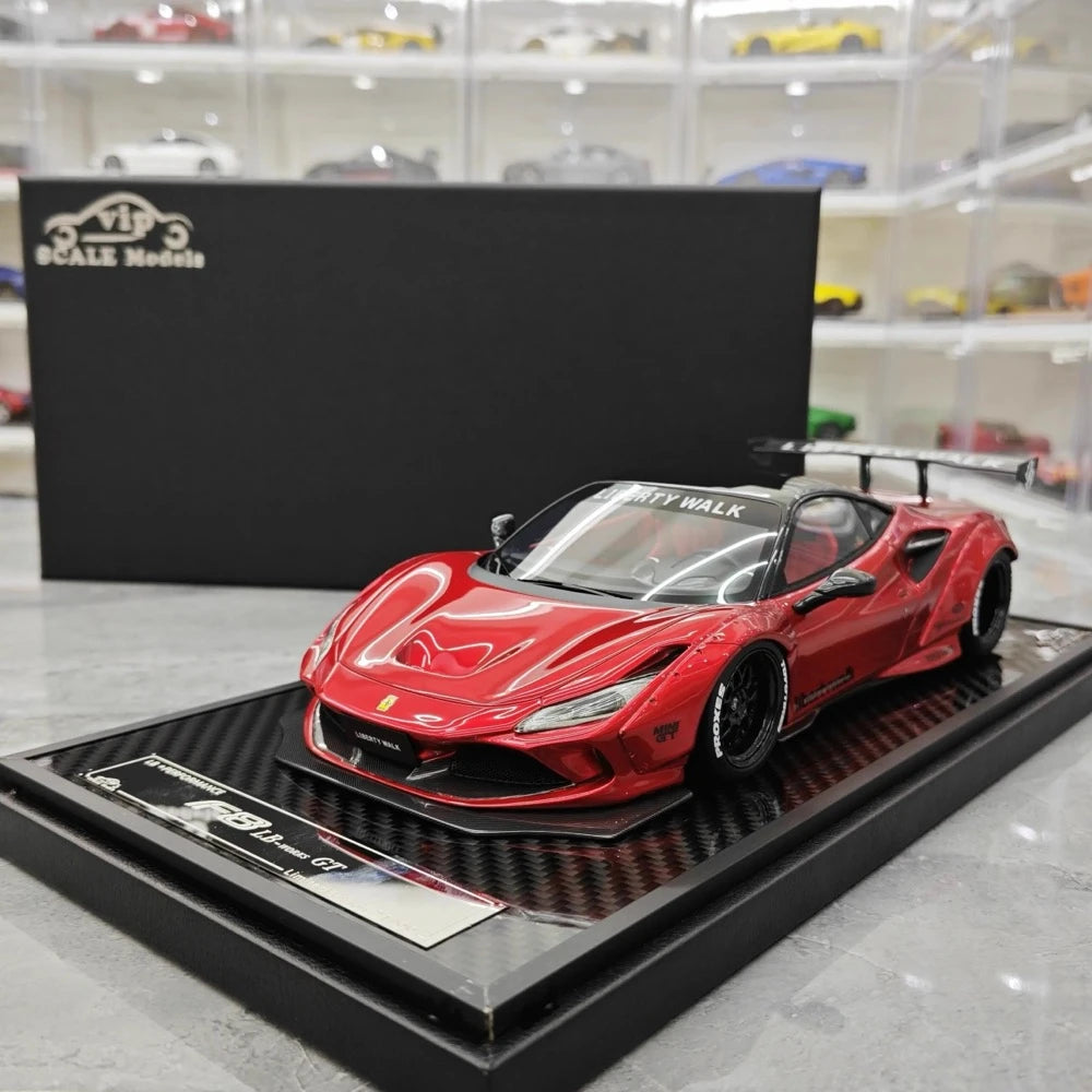 [VIP] 1:18 Ferrari 2019 F8 Tributo LBWK GT Red Model Car Resin