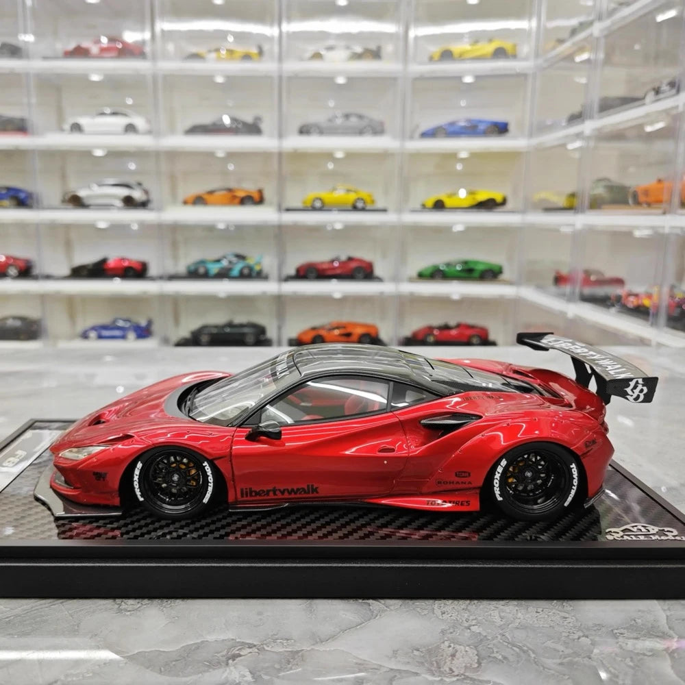 [VIP] 1:18 Ferrari 2019 F8 Tributo LBWK GT rosso modellino di auto resina