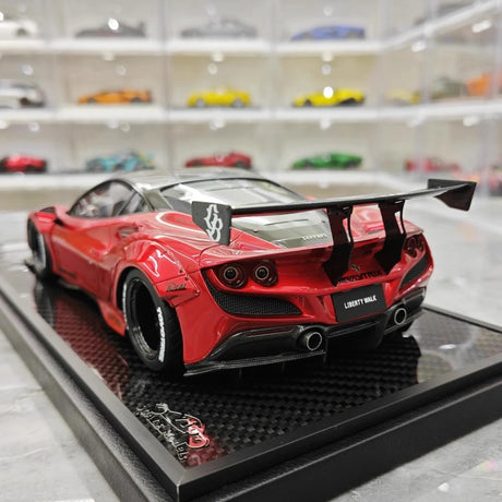 [VIP] 1:18 Ferrari 2019 F8 Tributo LBWK GT Red Model Car Resin