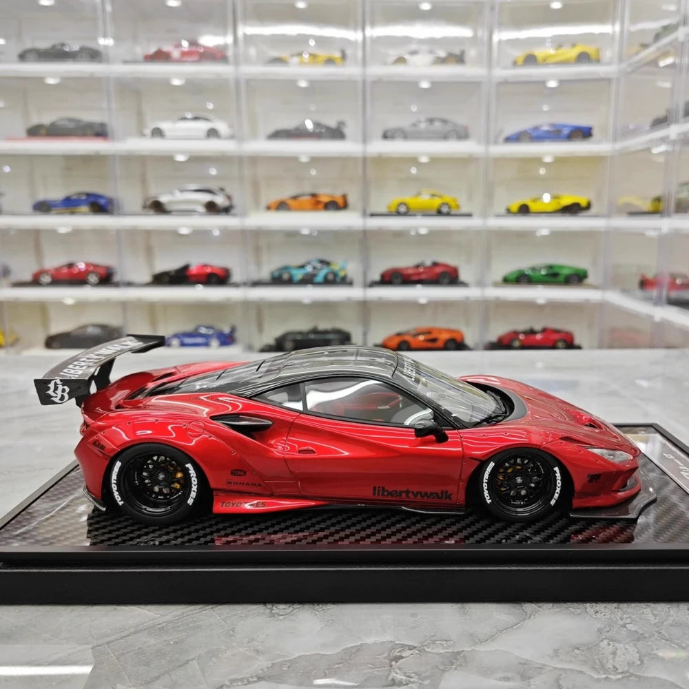 [VIP] 1:18 Ferrari 2019 F8 Tributo LBWK GT rosso modellino di auto resina