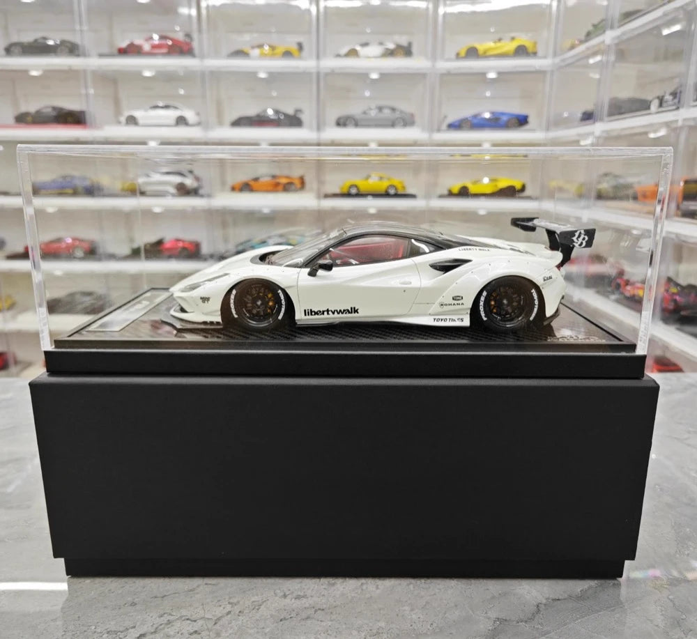 [VIP] 1:18 Ferrari 2019 F8 Tributo LBWK GT bianco modellino di auto resina