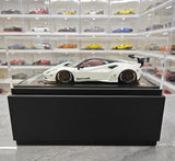 [VIP] 1:18 Ferrari 2019 F8 Tributo LBWK GT bianco modellino di auto resina