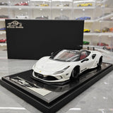 [VIP] 1:18 Ferrari 2019 F8 Tributo LBWK GT bianco modellino di auto resina