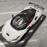 [VIP] 1:18 Ferrari 2019 F8 Tributo LBWK GT bianco modellino di auto resina