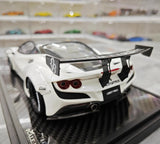 [VIP] 1:18 Ferrari 2019 F8 Tributo LBWK GT bianco modellino di auto resina
