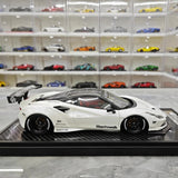 [VIP] 1:18 Ferrari 2019 F8 Tributo LBWK GT bianco modellino di auto resina
