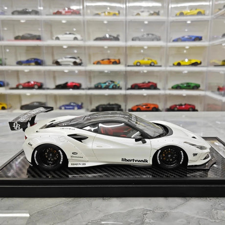 [VIP] 1:18 Ferrari 2019 F8 Tributo LBWK GT White Model Car Resin