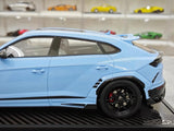 [VIP] 1:18 Lamborghini 2018 Urus LBWK Widebody blå modellbil harts