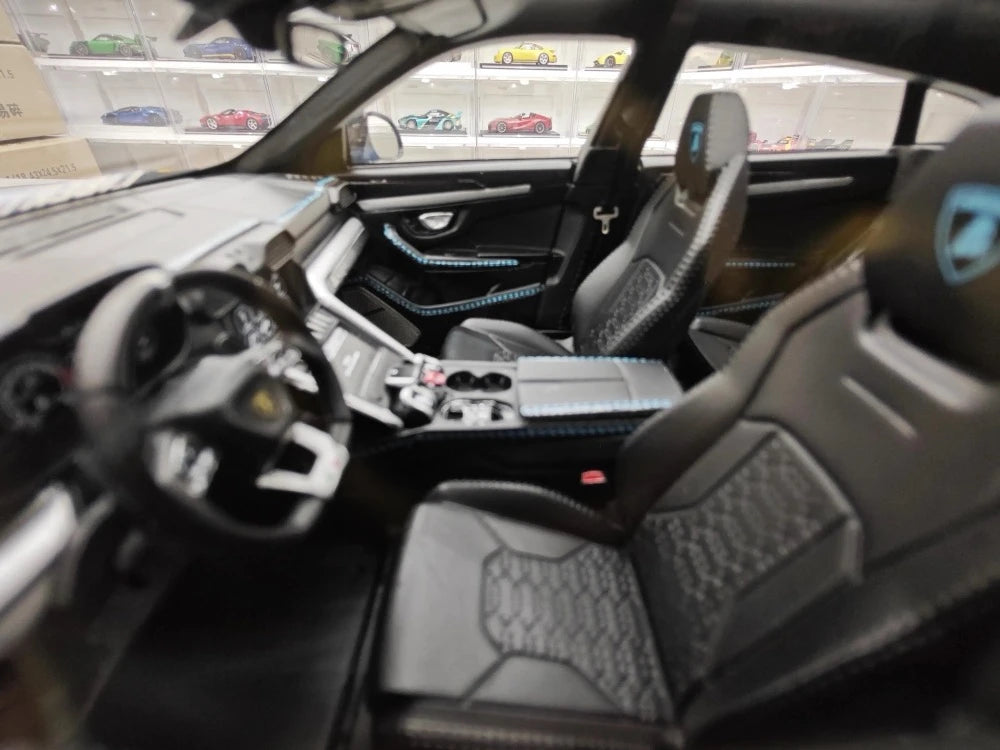 [VIP] 1:18 Lamborghini 2018 Urus LBWK Widebody Blue Model Car Resin