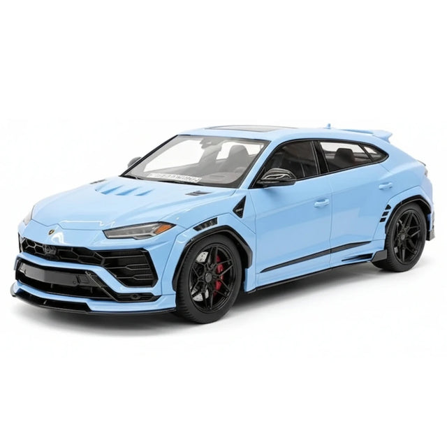[VIP] 1:18 Lamborghini 2018 Urus LBWK Widebody blå modellbil harts