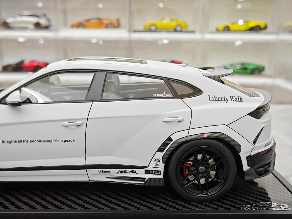 [VIP] 1:18 Lamborghini 2018 Urus LBWK Widebody grijs modelauto Hars