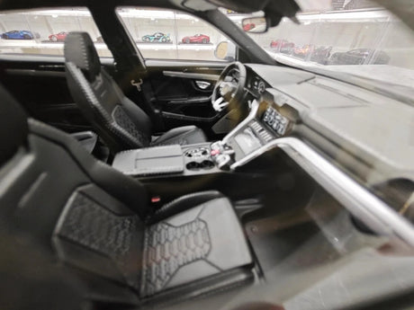 [VIP] 1:18 Lamborghini 2018 Urus LBWK Widebody Gray Model Car Resin