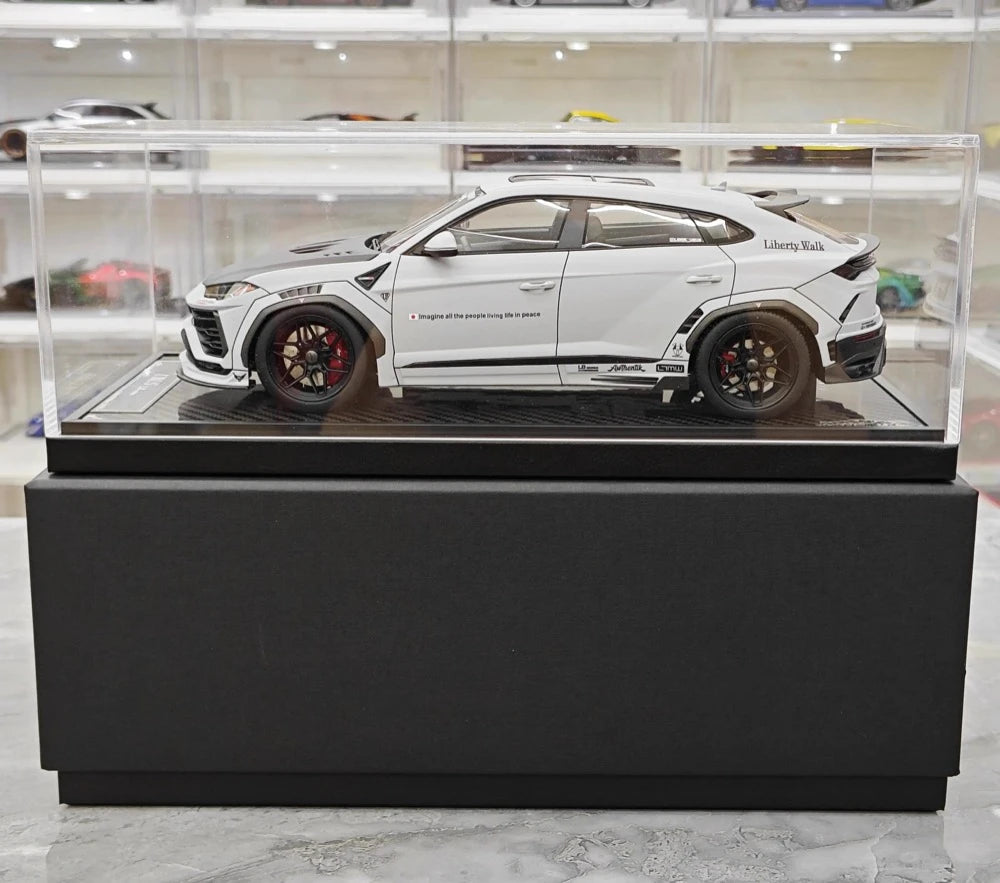[VIP] 1:18 Lamborghini 2018 Urus LBWK Widebody grigio modellino di auto resina