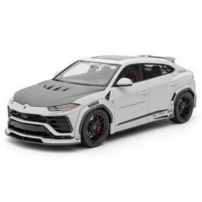 [VIP] 1:18 Lamborghini 2018 Urus LBWK Widebody grijs modelauto Hars