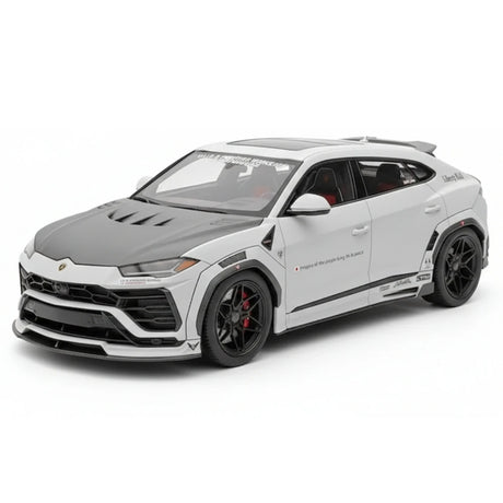 [VIP] 1:18 Lamborghini 2018 Urus LBWK Widebody Gray Model Car Resin
