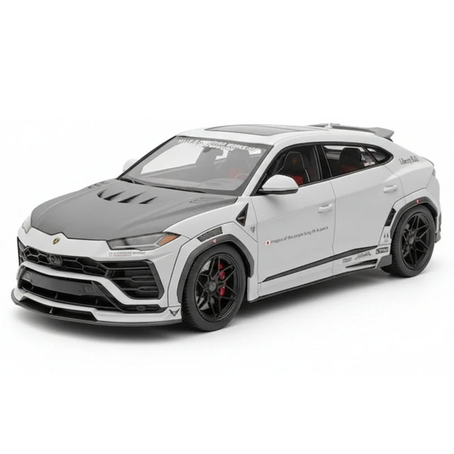 [VIP] 1:18 Lamborghini 2018 Urus LBWK Widebody grijs modelauto Hars
