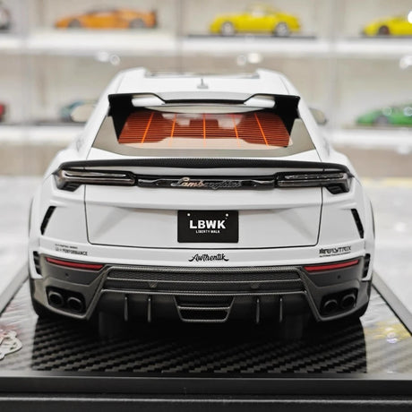 [VIP] 1:18 Lamborghini 2018 Urus LBWK Widebody Gray Model Car Resin