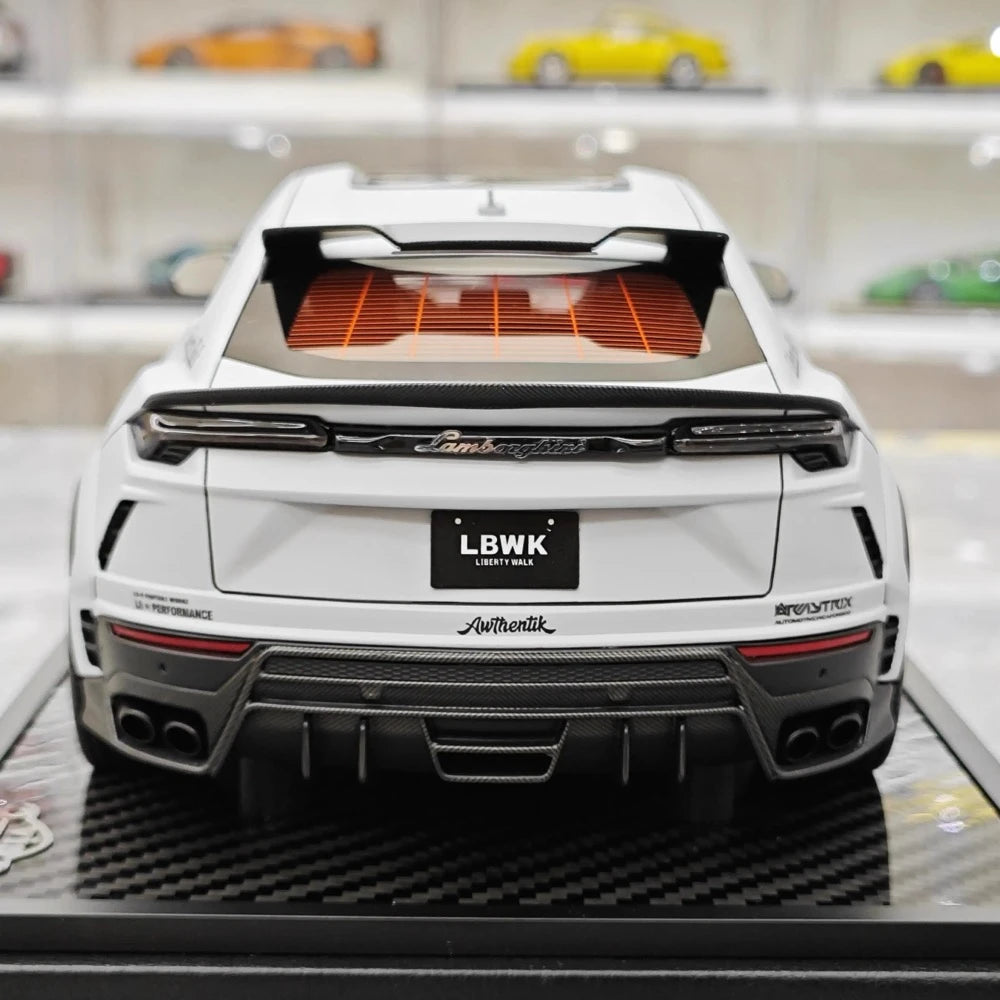[VIP] 1:18 Lamborghini 2018 Urus LBWK Widebody grigio modellino di auto resina