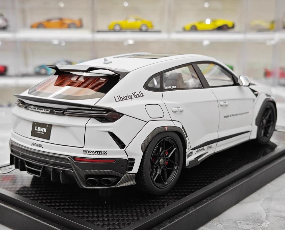 [VIP] 1:18 Lamborghini 2018 Urus LBWK Widebody grigio modellino di auto resina