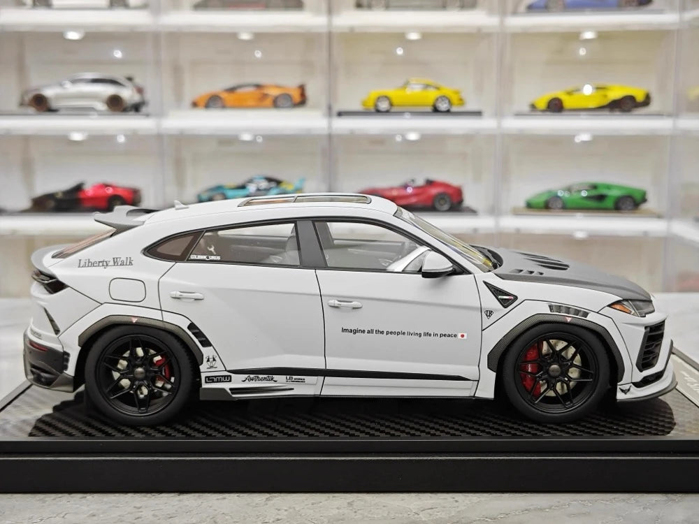 [VIP] 1:18 Lamborghini 2018 Urus LBWK Widebody grigio modellino di auto resina