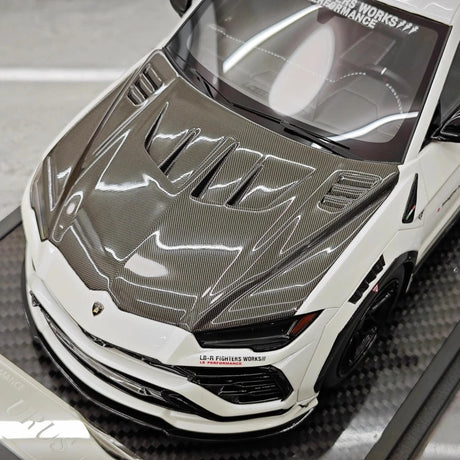 [VIP] 1:18 Lamborghini 2018 Urus LBWK Widebody White Model Car Resin