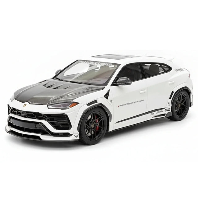[VIP] 1:18 Lamborghini 2018 Urus LBWK Widebody White Model Car Resin