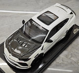 [VIP] 1:18 Lamborghini 2018 Urus LBWK Widebody White Model Car Resin