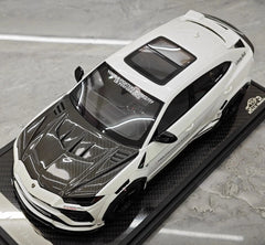 [VIP] 1:18 Lamborghini 2018 Urus LBWK Widebody White Model Car Resin