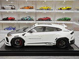 [VIP] 1:18 Lamborghini 2018 Urus LBWK Widebody White Model Car Resin