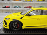 [VIP] 1:18 Lamborghini 2018 Urus LBWK Widebody イエロー モデルカー レジン