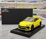 [VIP] 1:18 Lamborghini 2018 Urus LBWK Widebody イエロー モデルカー レジン