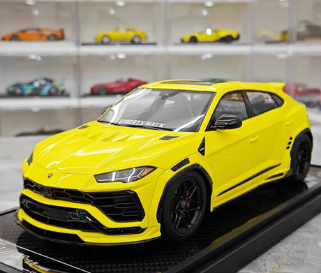 [VIP] 1:18 Lamborghini 2018 Urus LBWK Widebody Yellow Model Car Resin
