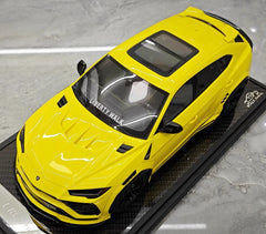 [VIP] 1:18 Lamborghini 2018 Urus LBWK Widebody jaune voiture miniature Resin