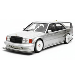 [VIP] 1:18 Mercedes-Benz 1990 W201 190E 2.5-16 Evo 2 A$AP Rocky Silver Star Model Car Resin