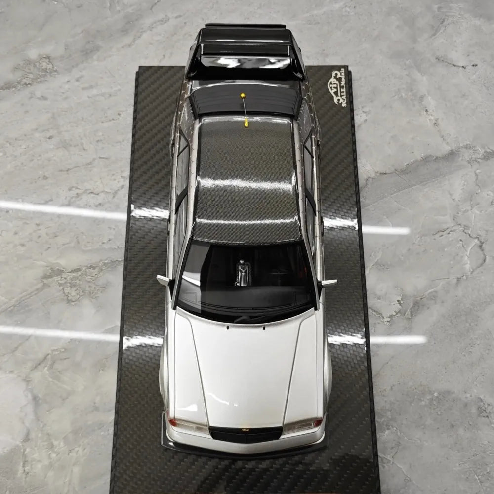 [VIP] 1:18 Mercedes-Benz 1990 W201 190E 2.5-16 Evo 2 A$AP Rocky Silver Star Model Car Resin