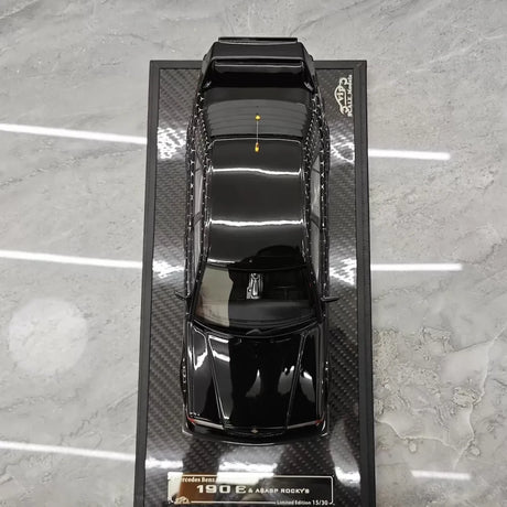 [VIP] 1:18 Mercedes-Benz 1990 W201 190E 2,5-16 Evo 2 A$AP Rocky Black Star Modellauto-Resin