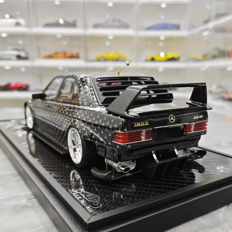 [VIP] 1:18 Mercedes-Benz 1990 W201 190E 2,5-16 Evo 2 A$AP Rocky Black Star Modellauto-Resin