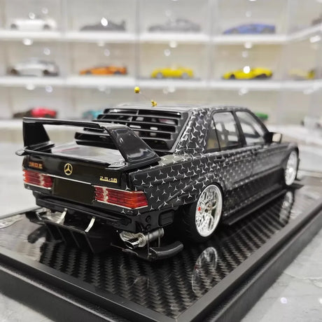 [VIP] 1:18 Mercedes-Benz 1990 W201 190E 2,5-16 Evo 2 A$AP Rocky Black Star Modellauto-Resin