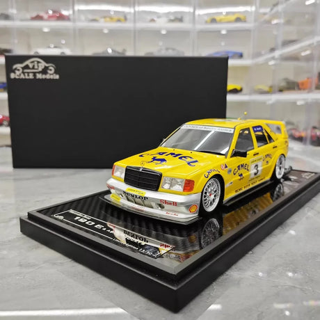 [VIP] 1:18 Mercedes-Benz 1990 W201 190E 2,5-16 Evo 2 A$AP Rocky Camel Trophy Modellauto-Harz