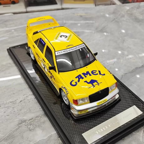 [VIP] 1:18 Mercedes-Benz 1990 W201 190E 2,5-16 Evo 2 A$AP Rocky Camel Trophy Modellauto-Harz