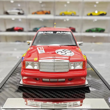 [VIP] 1:18 Mercedes-Benz 1990 W201 190E 2,5-16 Evo 2 A$AP Rocky Red Pig Modellauto-Resin