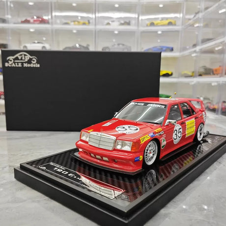 [VIP] 1:18 Mercedes-Benz 1990 W201 190E 2,5-16 Evo 2 A$AP Rocky Red Pig Modellauto-Resin