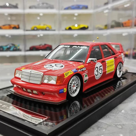 [VIP] 1:18 Mercedes-Benz 1990 W201 190E 2,5-16 Evo 2 A$AP Rocky Red Pig Modellauto-Resin