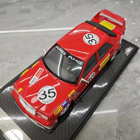 [VIP] 1:18 Mercedes-Benz 1990 W201 190E 2,5-16 Evo 2 A$AP Rocky Red Pig Modellauto-Resin