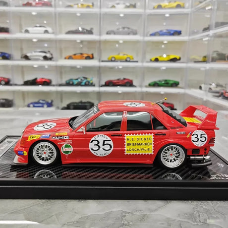 [VIP] 1:18 Mercedes-Benz 1990 W201 190E 2,5-16 Evo 2 A$AP Rocky Red Pig Modellauto-Resin